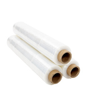 3 Rollen Transparent Stretchfolie 50 cm x 250 m - 23 my 2,5 Kg