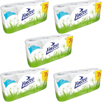 Toilettenpapier (8 Rollen) Linteo - 5 Packungen