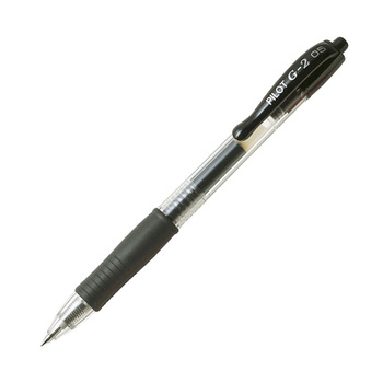 G2 Gel Kugelschreiber schwarz Pilot - 12 Stück