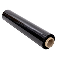 Stretchfolie Schwarz 50 cm x 250 m - 23 my 2,5 Kg 1 Rolle