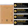 Logic Pack FSC Luftpolstertaschen Braun-H8 100