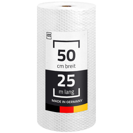 Luftpolsterfolie 50my - 50 cm x 25 m x 1 Rolle