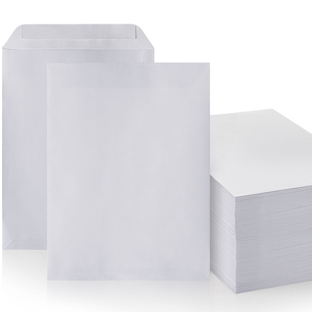 Briefumschläge B4 Weiß HK - 100 Stück 