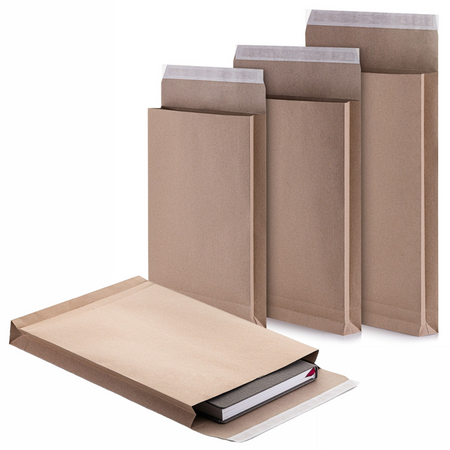Faltentaschen Braun E4 - 250 Stück