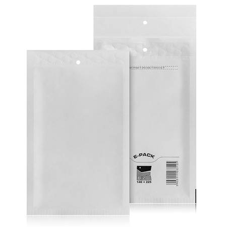 E-Pack FSC Luftpolstertaschen Weiß B2 - 200 Stck
