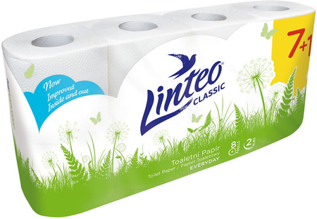 Toilettenpapier 40 Rollen Linteo - 5 x 8 Rollen