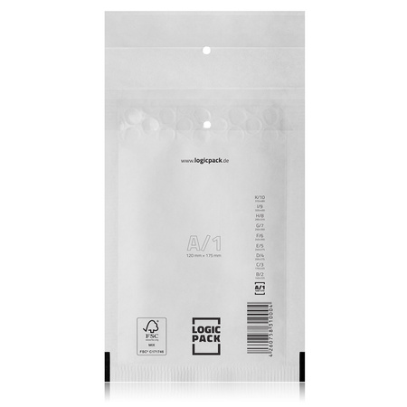 Logic Pack FSC Luftpolstertaschen Weiß A1 - 200 Stck