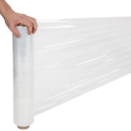 2 Rollen Transparent Stretchfolie 50 cm x 250 m - 23 my 2,5 Kg