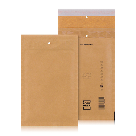 Logic Pack FSC Luftpolstertaschen Braun-B2 200
