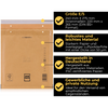 Logic Pack FSC Luftpolstertaschen Braun-E5 100
