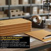 Logic Pack FSC Luftpolstertaschen Braun-H8 100