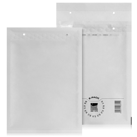 E-Pack FSC Luftpolstertaschen Weiß D4 -100 Stck