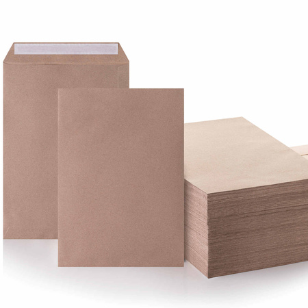 Briefumschläge C4 Braun HK - 100 Stück