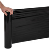 3 Rollen Schwarz Stretchfolie 50 cm x 250 m - 23 my 2,5 Kg