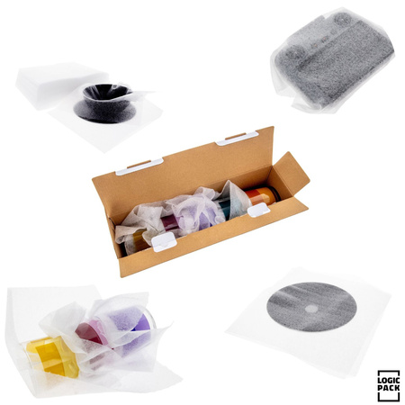 Verpackungsmaterial Schaumplatten 100 Stück  300 x 300 x 1 mm