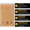 Logic Pack FSC Luftpolstertaschen Braun-D4 100