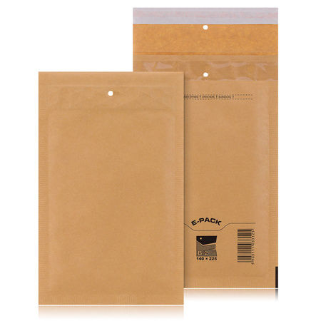 E-Pack FSC Luftpolstertaschen Braun B2 - 200 Stck